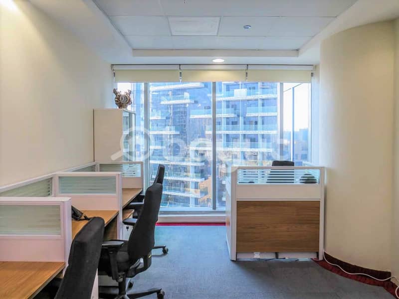 FURNISHED SHARED OFFICE SPACE| WITH EXECUTIVE FURNITURES |DEDICATED LANDLINE