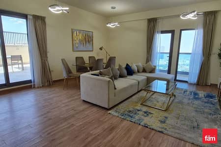 4 Bedroom Flat for Rent in Jumeirah Village Circle (JVC), Dubai - Furnished |Penthouse | Maids Room | Private Pool