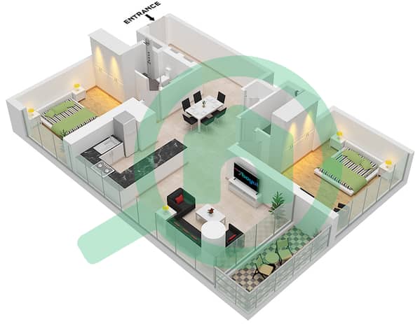Type D
Unit 07
Floor 10-32,34-52
