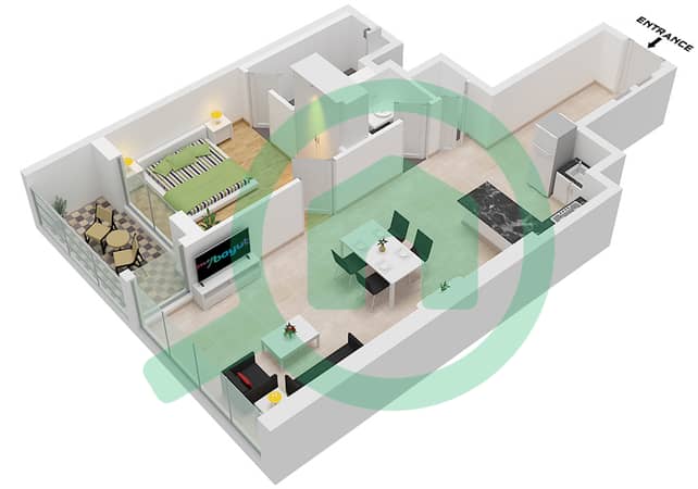 Type E- Varient 1 
Unit 12
Floor 10-32