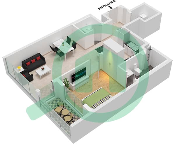 Type F
Unit 1
Floor 10-32