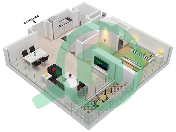 Type H
Unit 02
Floor 10-32,34-54