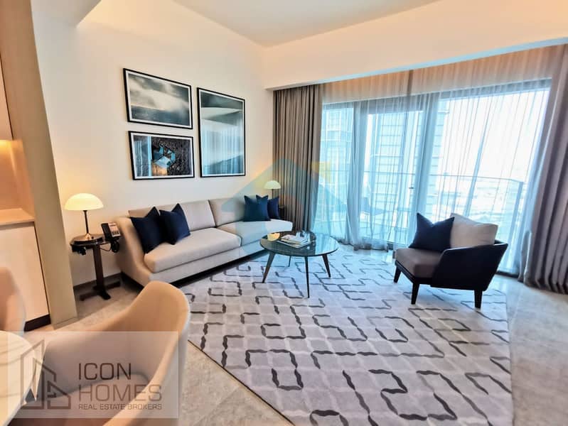 Stunning 1 Bedroom Hotel Apartment in Address Harbour Point 2 | Bayut.com