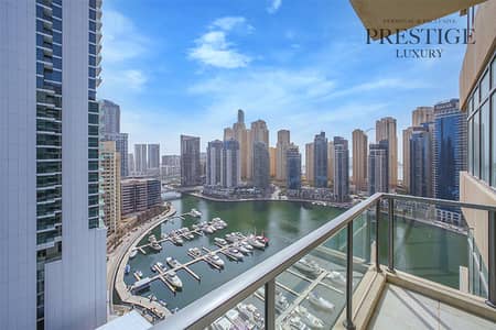 2 Bedroom Flat for Rent in Dubai Marina, Dubai - Exclusive: Full Marina View with Study