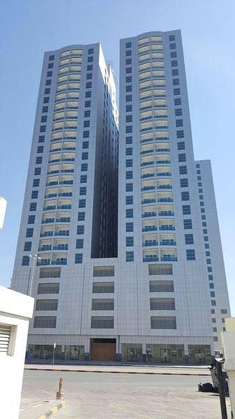 FOR RENT 1BHK  OPEN AND ROAD VIEW IN CITY TOWER AJMAN NEAR  SAFEER MALL