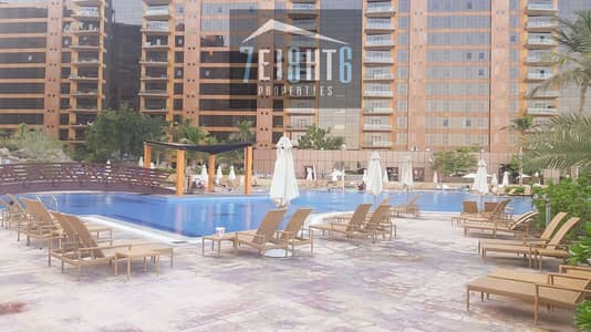 Sea view apartment: 2 Bedroom apartment + study room + s/pool + gym for rent in Palm Jumeirah