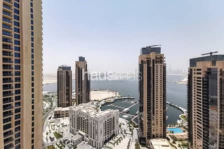 2 Bedroom Apartment for Rent in Dubai Creek Harbour, Dubai - Chiller Free | Unfurnished | Burj + Marina View