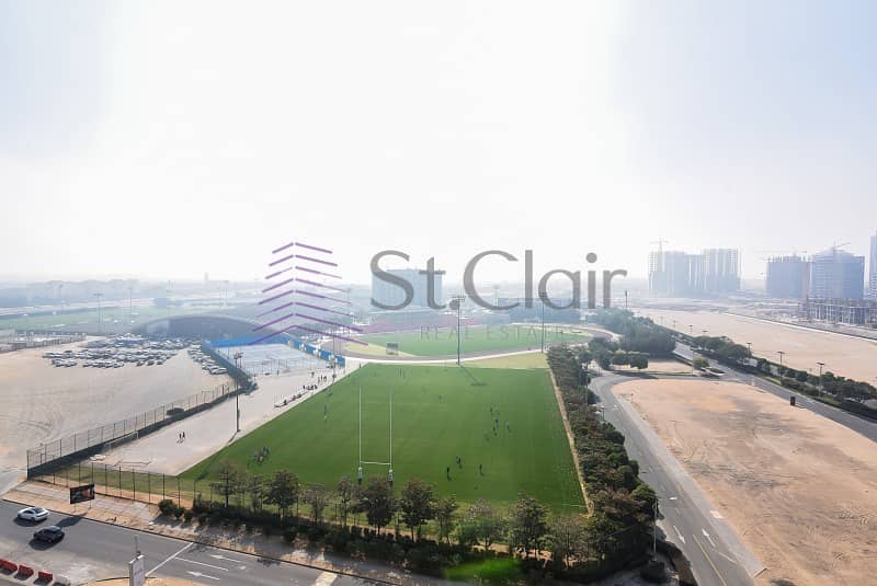 1BR with Balcony and Parking | Rugby Stadium View