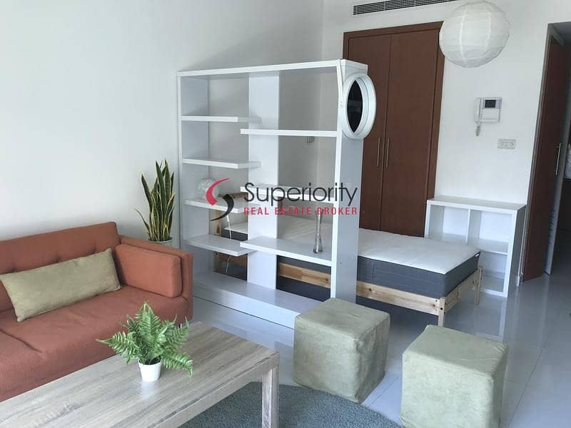 Best Price Full Furnished Studio Apartment in The greens