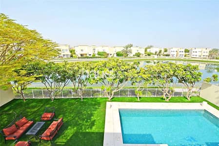 4 Bedroom Villa for Rent in The Meadows, Dubai - LakeView | Private Pool | Furnished | Full Upgrade