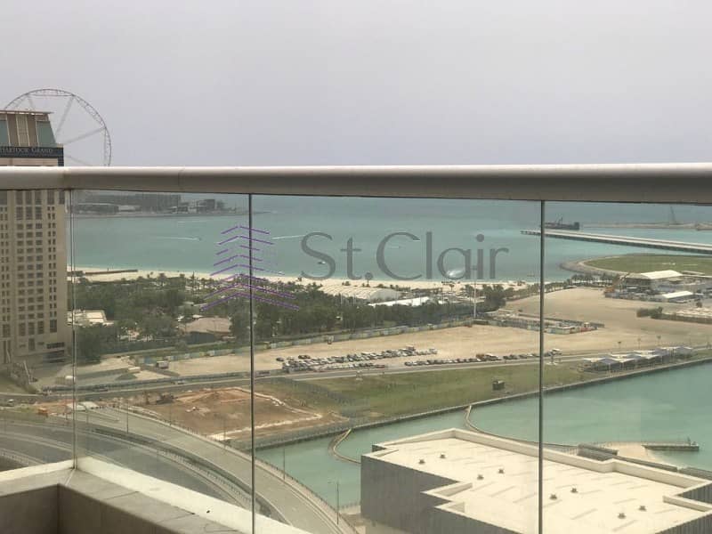 3BR with Balcony|Emirates Crown| Sea View