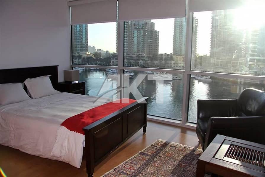 Marina Terrace/0ne bed/furnished/full marina view