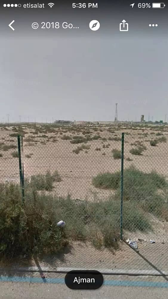 residential plot for sale in ajman very close to sheik ammar street