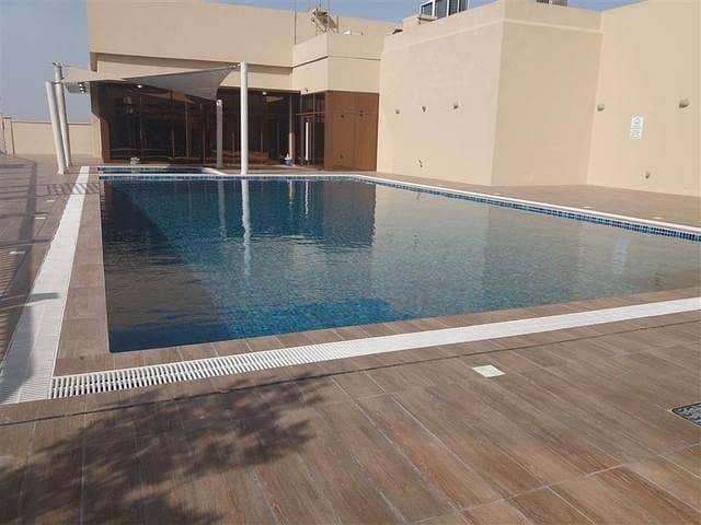 Brand new 2 B/R apt with Maids room in Luxury community with POOL and GYM ^^ MBZ City