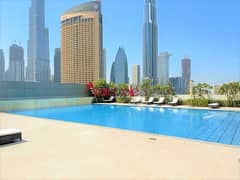 شقة في داون تاون فيوز،زعبيل 2،زعبيل 1 غرفة 125000 درهم - 9141286