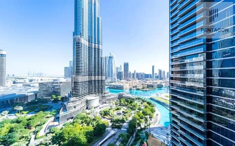 Stunning unit with Burj Khalifa and fountain views