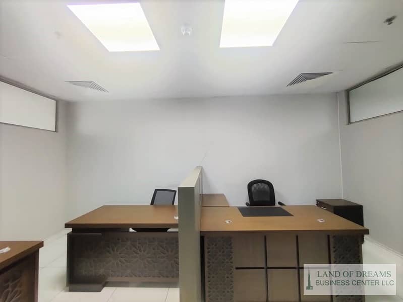 Furnished Ofc 100sqft with Ejari | Near Metro 1chq 2-4 staff| DED, Meydan FZ and all Freezone Companies Furnished Ofc 100sqft with Ejari | Near Metro 1chq 2-4 staff| DED, Meydan FZ and all Freezone Companies