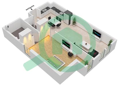 MAG 330 - 1 卧室公寓类型／单位2 / UNIT 11戶型图