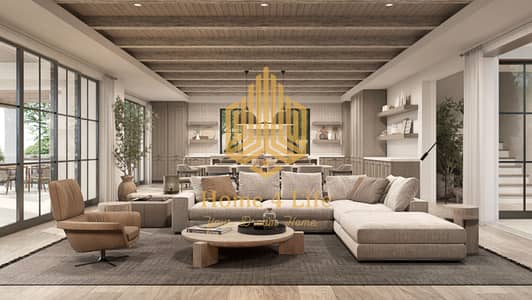 胡代里亚特岛， 阿布扎比 5 卧室别墅待售 - Nawayef_Homes_Type3_3_Great Room. png