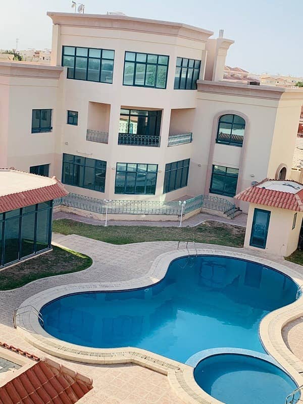 5 Bedroom 2 Hall Complete Villa with Swimming Pool and Gym in Khalifa City A
