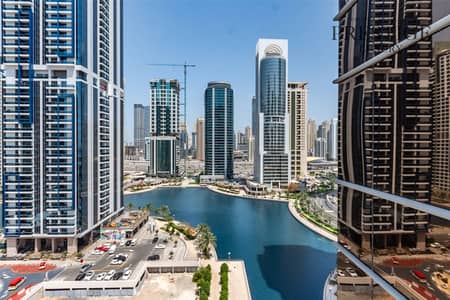 1 Bedroom Apartment for Rent in Jumeirah Lake Towers (JLT), Dubai - Full Lake View | Vacant | Unfurnished