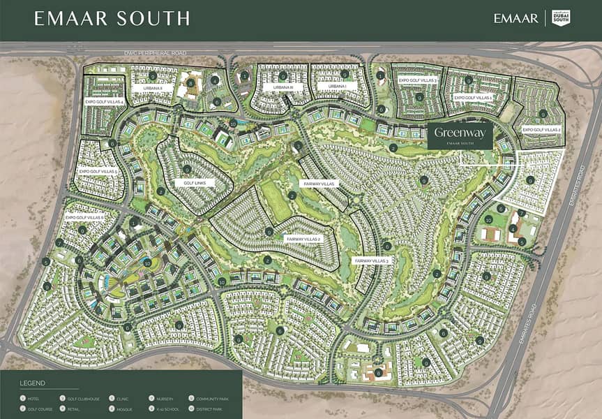 Geenway at Emaar South Master plan