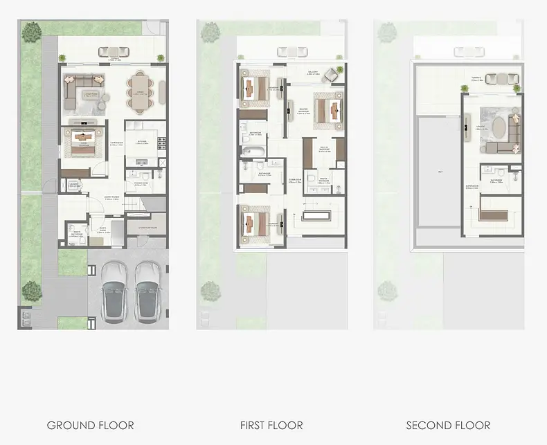 4 BR floor plan