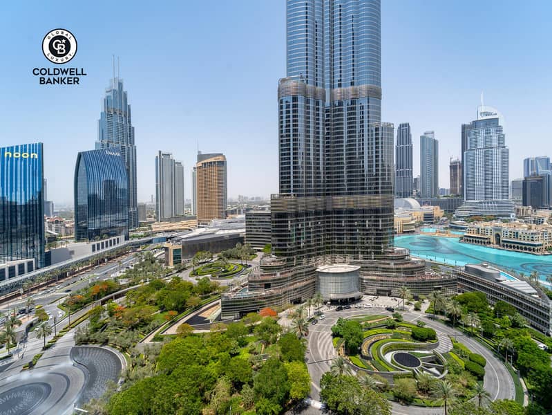 Full Burj and Fountain views | 2BR Luxury Furnished