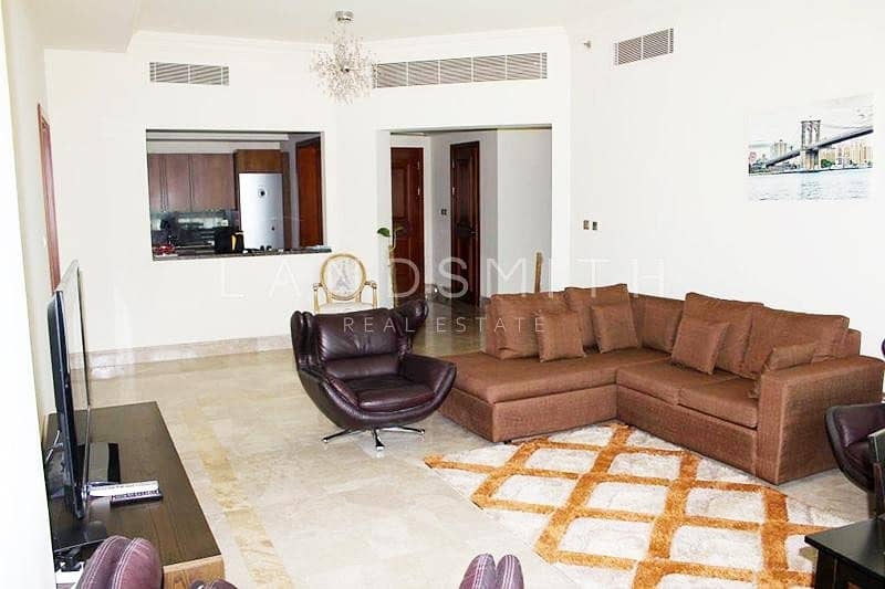 Fully Furnished 2BR Apt in Palm Jumeirah