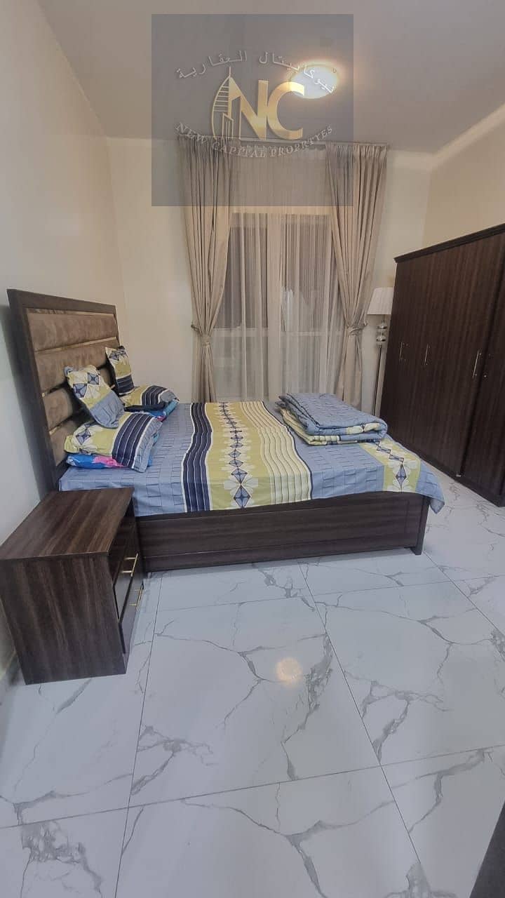 Furnished apartment for monthly rent in Ajman, Al Rashidiya area, Al