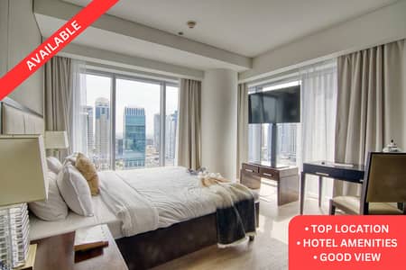 迪拜码头， 迪拜 1 卧室单位待租 - • TOP LOCATION • HOTEL AMENITIES • GOOD VIEW. png