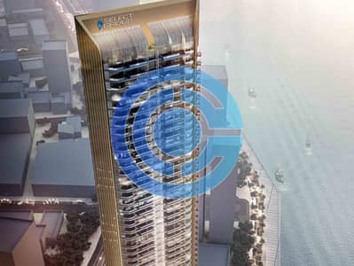 1 Bedroom Flat for Sale in Dubai Maritime City, Dubai - 6503e67f3ca1f939ee9f796e_DXB MARITIME-SG_TOWER-Aerial_Dusk2-Opt3b (1). jpg