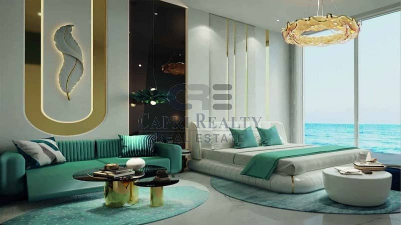 GREAT ROI|FULLY FURNISHED|BRANDED BY LAMBORGHINI|SEA VIEW|#RP
