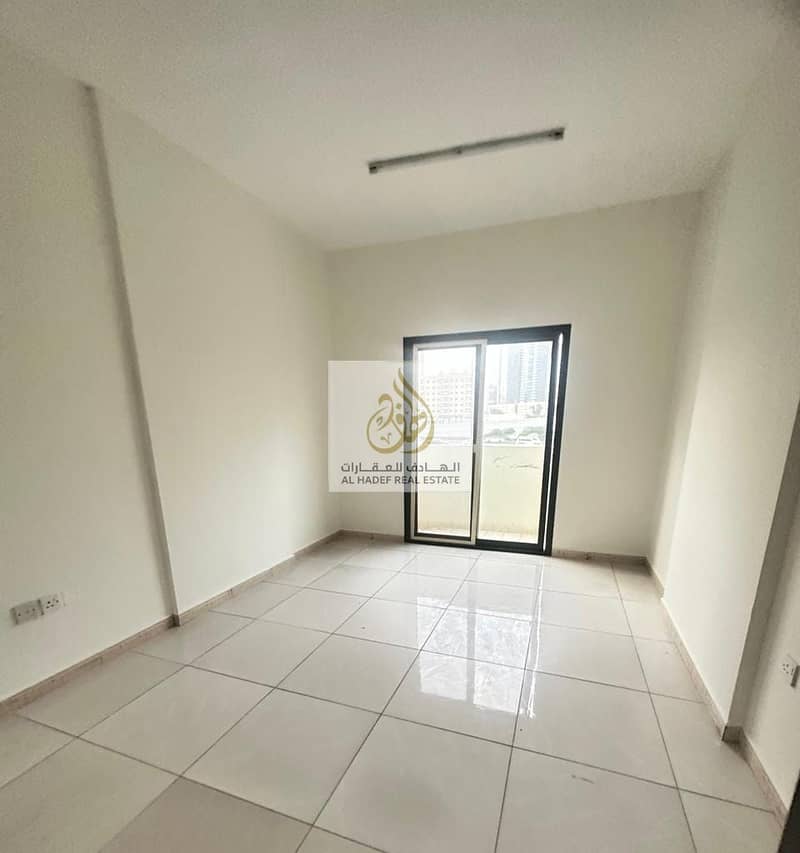 For annual rent in Ajman, exclusive week offer. For rent in Ajman, two rooms and a hall, 2 bathrooms, with a balcony in Al Nuaimiya 2, Sheikh Khalifa