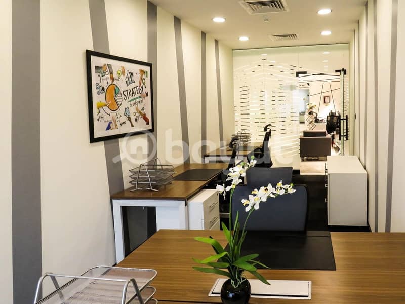 Fully Furnished and Serviced office in Dubai