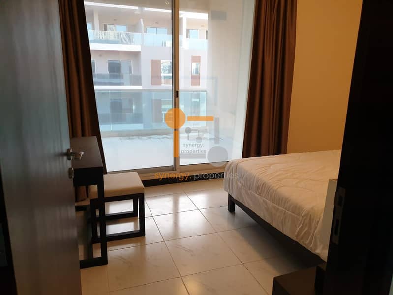 7 Nice terrace| fully furnished 1br|  road view