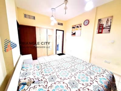 Hot Offer : 3800 Monthely Payment  Full Furnished 1 Bhk With Balcony For Rent In Emirates Cluster  | International City | Dubai |