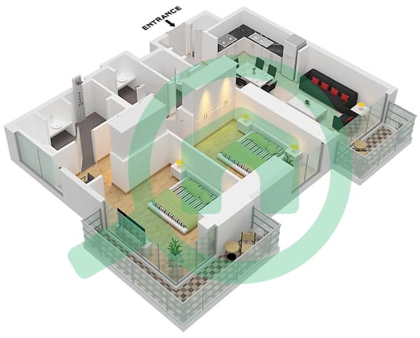 Type B Unit 1 Floor Podium 3