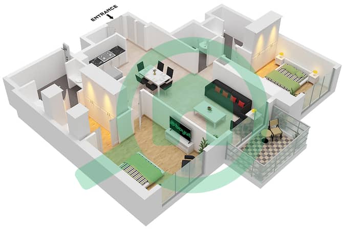 Type C Unit 1,12 Floor 4-20 
Type C Unit 1,7 Floor 21 
Type C Unit 1,11 Floor 22 
Type C Unit 1,11 Floor 23-40