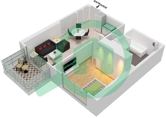 Type A Unit 6-7 Floor 4-20 
Type A Unit 3-4 Podium 3
Type A Unit 5,8 Floor 4-20
Type A Unit 7 Floor 22-40