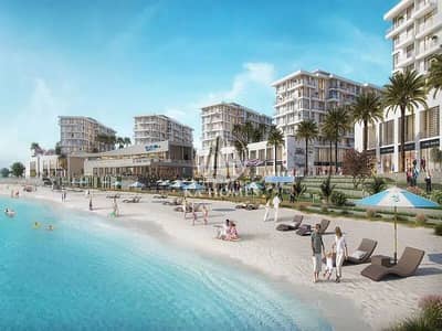 Enjoy tranquility and comfort on the beachfront in Sharjah Waterfront in the Ajmal Makan complex, which includes all services, many schools, commercia