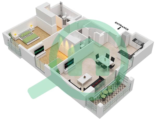 Type 3 Unit 8 Floor 2-5