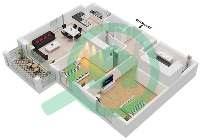 Type 4 Unit 1 Floor 2-6