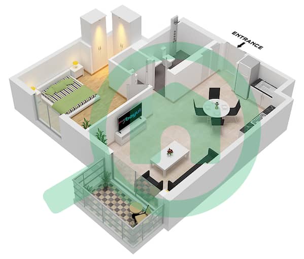 Type 4 Unit 5-6 Floor 2-6 Type 4 Unit 5-6 Floor 2-6