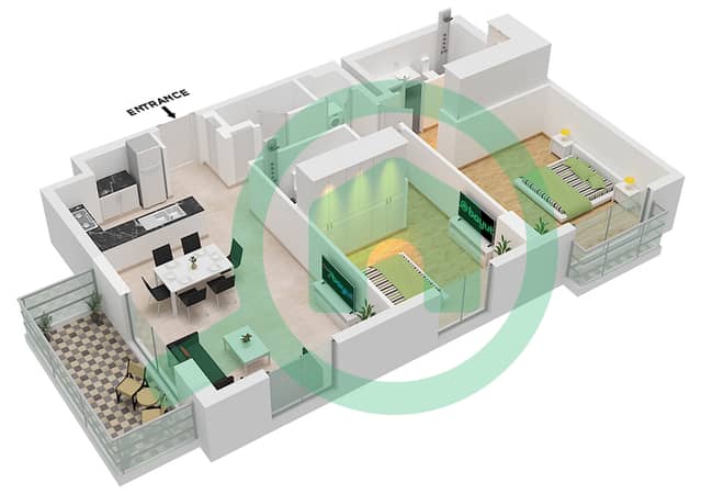 Type 3 Unit 2-3 Floor 2-6