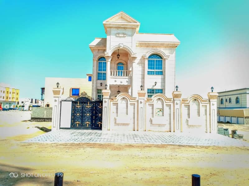 A very excellent villa for sale with bank financing in Ajman close to all services