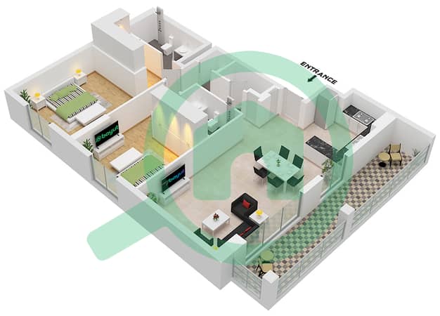 Type 2A Unit 8 Floor 1