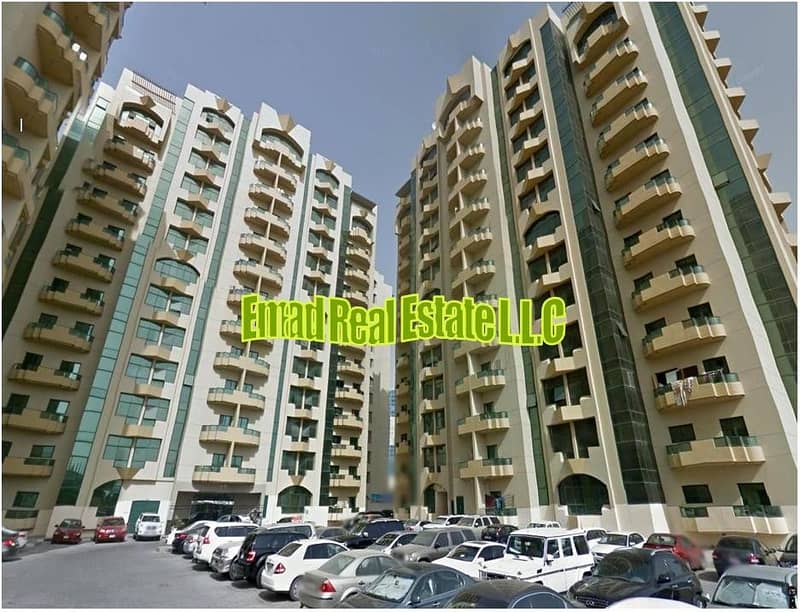Rashidiya Towers: Open View, 1 Bed Hall (2 Washrooms) 1115 sqft very big