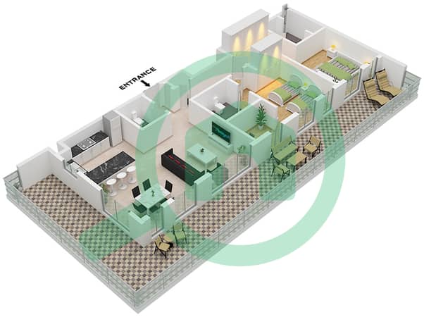 "Type 3B Unit 7 Fifth Floor Tower A
Unit 6,11 Fifth FLoor Tower B"