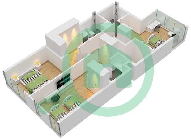 Type A Upper Floor Ground Floor - Floor 10